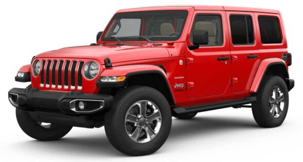 Red Jeep for consignment car sales